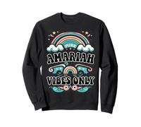 AMARIAH Vibes Only Cute Retro Girls AMARIAH Name Felpa