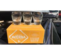 Amaro AVERNA Set 6 bicchieri in vetro Nuovi con scatola