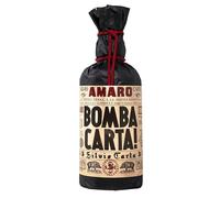 Amaro Bomba Carta Erbe Spontanee Sarde Silvio Carta 33% vol 700 ml in busta regalo da Enoteca