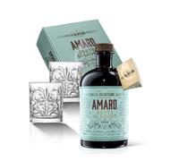 AMARO DENTE DI LEONE La Valdotaine -1000ml Confez. Regalo con bicchieri