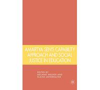 Amartya Sen's Capability Approach and Social Justice in Education