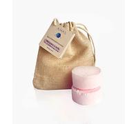 AMAS 2x Bomba Scrub da Doccia - MELOGRANO&MIRTILLO - 100% Fatto a mano in Italia - Naturale, Vegan e Plastic Free - Idea Regalo Uomo Donna - Effetto Esfoliante ed Idratante
