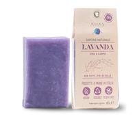 AMAS Sapone profumato LAVANDA- Nutriente, Idratante e Purificante- Mani e Viso - 100% NATURALE - Artigianale - Made in Italy - 100% Ecologico, Vegan, Plastic Free