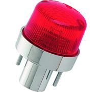 AMAS The Best FANALE POSTERIORE ROTONDO MOTO OMOLOGATO (cromato lente rossa pos+stop+luce targa)