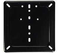 AMAS The Best PORTATARGA EUROPEO MOTOCICLI ACCIAIO INOX MADE IN ITALY NUOVO CODICE DELLA STRADA (NERO)