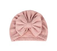 AMateschitz Baby Turbante Cappelli con Fiocco Asilo Ospedale Cappelli Infantile Copricapo Neonato Cappello Bambino Fiocco Fascia Neonati per Ragazze Ragazzi, Rosa #1, Taglia unica