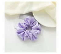 AMateschitz Fascia elastica per capelli da donna, in seta, 100% pura seta di gelso, per donna, ragazza, donna, donna, donna, viola, 5 cm di larghezza