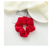 AMateschitz Fascia elastica per capelli da donna, in seta, 100% pura seta di gelso, per donna, ragazza, donna, donna, donna, donna, donna, rosso, larghezza 5 cm