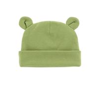 AMateschitz Mickey Mouse - Berretto per neonati, in tinta unita, motivo: Winnie the Pooh, con orecchie da mickey, per neonato, ragazza, ragazzo, 0-6 Mo, verde, Taglia unica