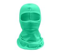 AMateschitz Passamontagna mimetico Balaclava, calda cappa per il viso al sole, maschera integrale traspirante, antivento, camo, tinta unita, pitone, a quadretti, 40 x 25 cm, verde menta, Taglia unica