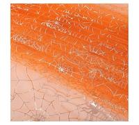 AMateschitz Tessuto a rete per Halloween, con ragnatela, stampa di ragni, in tulle, con motivo a ragnatela, per Halloween, spukhau, giardino, arancione, 100 x 160 cm