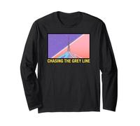 Amateur Ham Radio Chasing The Grey Line DX Operator Maglia a Manica