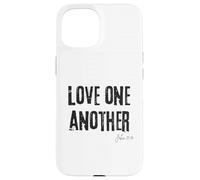 Amatevi gli uni gli altri Giovanni 13:34 Bibbia Amore Fede Custodia per iPhone 15