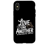 Amatevi gli uni gli altri Giovanni 13:34 Messaggio della Scrittura Cristiana Custodia per iPhone X/XS