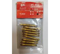 AMATI ACCESSORI PER NAVE ARRIDATOI IN OTTONE 30 mm BUSTINA DA 10 PEZZI 4900/30