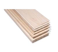 Amati Legno di Balsa - Fascia da 2 mm x 10 cm Lunghezza 100 cm -Confezione 3 pz