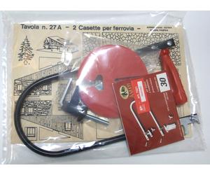 AMATI MODELLO TRAFORO SEZIONE TUBOLARE 30 cm KIT CASETTE PER FERROVIA 7001