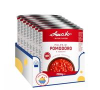 Amato Polpa di Pomodoro a Cubetti 2,5 kg, Pomodori Italiani a Cubetti, Ideale per Pizza, Pasta e Sughi, Latta, Confezione Multipla da 4/8/12 Pezzi (8 P[EZZI)
