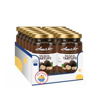 Amato Salsa al Tartufo 90 g, Crema Gourmet con Tartufo per Pasta, Crostini, Bruschette, Carne e Risotti, Vasetto in Vetro, Confezione Multipla 4/8/12 Pezzi (12 PEZZI)