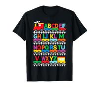 Amatori ferroviari ABC Alfabeto A-Z ABC Asilo Bambini Maglietta