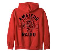 Amatoriale Radio Prosciutto Operatore Regali Microfono Hobby Felpa con Cappuccio
