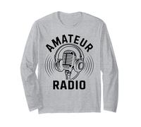 Amatoriale Radio Prosciutto Operatore Regali Microfono Hobby Maglia a Manica