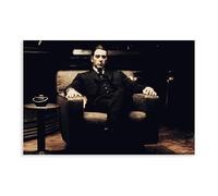 AMATWI 2 poster su tela del film Il padrino, decorazione per camera da letto, sport, ufficio, camera da letto, regalo, senza cornice, stile 30 x 45 cm