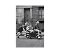 AMATWI Poster 65 di Robert Doisneau su tela, decorazione per camera da letto, sport, ufficio, stanza, regalo, senza cornice, stile 60 x 90 cm