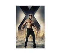 AMATWI Poster del film Wolverine Logan Hugh Jackman, 3 poster su tela, decorazione per camera da letto, sport, ufficio, stanza, regalo, senza cornice, 50 x 75 cm