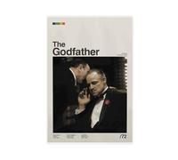 AMATWI Poster su tela del film Il padrino, decorazione per camera da letto, sport, ufficio, stanza, regalo, senza cornice, 50 x 75 cm