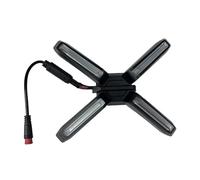 AMAUPCKCA Faro Anteriore a X da 4 W for Ninebot ZT3 PRO - Parti for Luce Anteriore Super Luminosa e Luce Diurna
