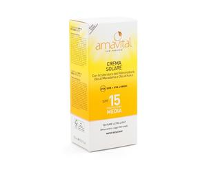 Amavital Crema Solare Viso E Corpo SPF 15 150 Ml