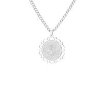 Amaxer Collana con medaglia di San Cristoforo, da donna, con medaglia di San Cristoforo, per proteggerci, per donne e uomini