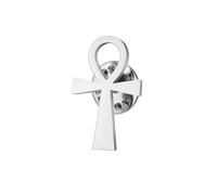 Amaxer Spilla a forma di croce di Ankh in Egitto, per donne e uomini, simbolo egizio antico, croce, chiave della vita, spille per zaino, distintivo, cappello, borsa, (Argento)