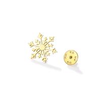 Amaxer Spilla a forma di fiocco di neve per donne e uomini, spilla natalizia a forma di fiocco di neve, per zaino, distintivo, cappello, L50, Acciaio inossidabile, No.