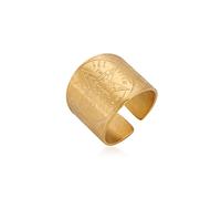 Amaxer Tetragrammaton Anello da uomo Pentacolo Pentacolo Stella Tripla Luna Dea Albero della Vita Buona Fortuna Amuleto Anello Regolabile Dichiarazione Anello Da Uomo