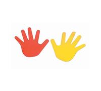 Amaya Mani Gomma Antiscivolo Set 20 Pezzi 10 Rossi 10 Gialli 195x195 mm