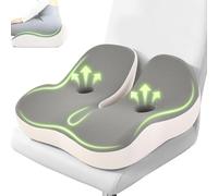 AMAYHOON Cuscino per Sedia da Ufficio, Cuscino per Sedile Ortopedico, Sollievo dalla Sciatica, Memory Foam ergonomico e Sedia da Gioco Resistente, Cuscino per Seggiolino Auto e Sedia a Rotelle