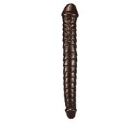 AMAZBEE 11.1in Dildo a doppia testa femminile Dragonscale Dildo di superficie per lesbica Alien Anal Plug Giocattolo del sesso per adulti Plug vaginale per la masturbazione