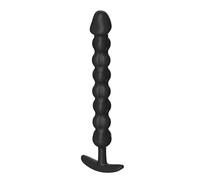 AMAZBEE AnalPlugs Perline anali in silicone per l'espansione dell'ano Massaggiatore prostatico concavo con impugnatura Plugs anali indossabili per la stimolazione del punto G (S,1)