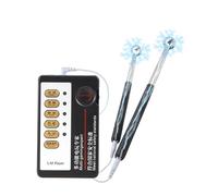 AMAZBEE Bacchetta di scossa elettrica per il gioco BDSM Doppia palla Elettrostimolazione Stick Massaggiatore Giocattolo per coppie Maschio Dispositivo Elettrosessuale