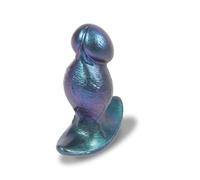 AMAZBEE Dildo anale in silicone con base a T e nodo alieno per dilatazione anale Monster Butt Plug per massaggio prostatico e del punto G per uomini e donne (L,1)
