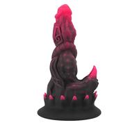 AMAZBEE Dildo anale in silicone Massaggio Prostata e punto G Mostro Anus Expander con forti ventose Dildos a spillo SM Sex Toys (L,1)