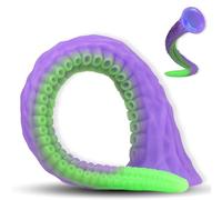 AMAZBEE Dildo mostruoso con ventosa e tentacolo Inserto anale realistico in silicone per donne e uomini Inserto anale extra lungo per il massaggio prostatico (L)