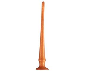 AMAZBEE Dildo super lungo Giocattoli sessuali per adulti Spine anali in silicone per il massaggio del punto G Dilatatore anale con scala SM Spine di stimolazione vaginale (M)
