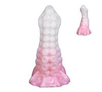AMAZBEE Dragon Tentacle Dildo in Silicone Espansore Anale Morbido Plug Anale Forma Aliena Giocattolo per Adulti per Uomini Donne Texture Realistica Allenatore Estensore Prodotto Unisex (L,1)
