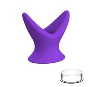 AMAZBEE Plug anale cavo espansore del tunnel con plug per uomini e donne Dilatatori anali a forma di V per l'espansione Dilatatori vaginali per adulti (M,1)