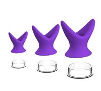 AMAZBEE Plug anale cavo espansore del tunnel con plug per uomini e donne Dilatatori anali a forma di V per l'espansione Dilatatori vaginali per adulti (S+M+L,1)
