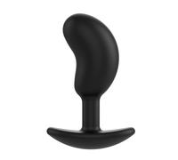 AMAZBEE Plug anale in silicone per uomini e donne butt plug anale espansore per il massaggio prostatico e l'allenamento nelle misure S M L (M,1)