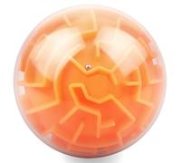 Amaze, palla di memoria sequenziale 3D, giocattolo puzzle, regali per bambini e adulti, sfide, amanti del gioco, piccole palle, gioco del cervello teaser (colore arancione)